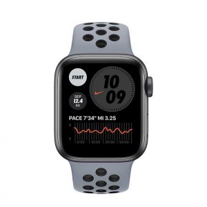 اپل واچ سری 6 مدل 44mm Space Gray Aluminum Case with Nike Sport Band